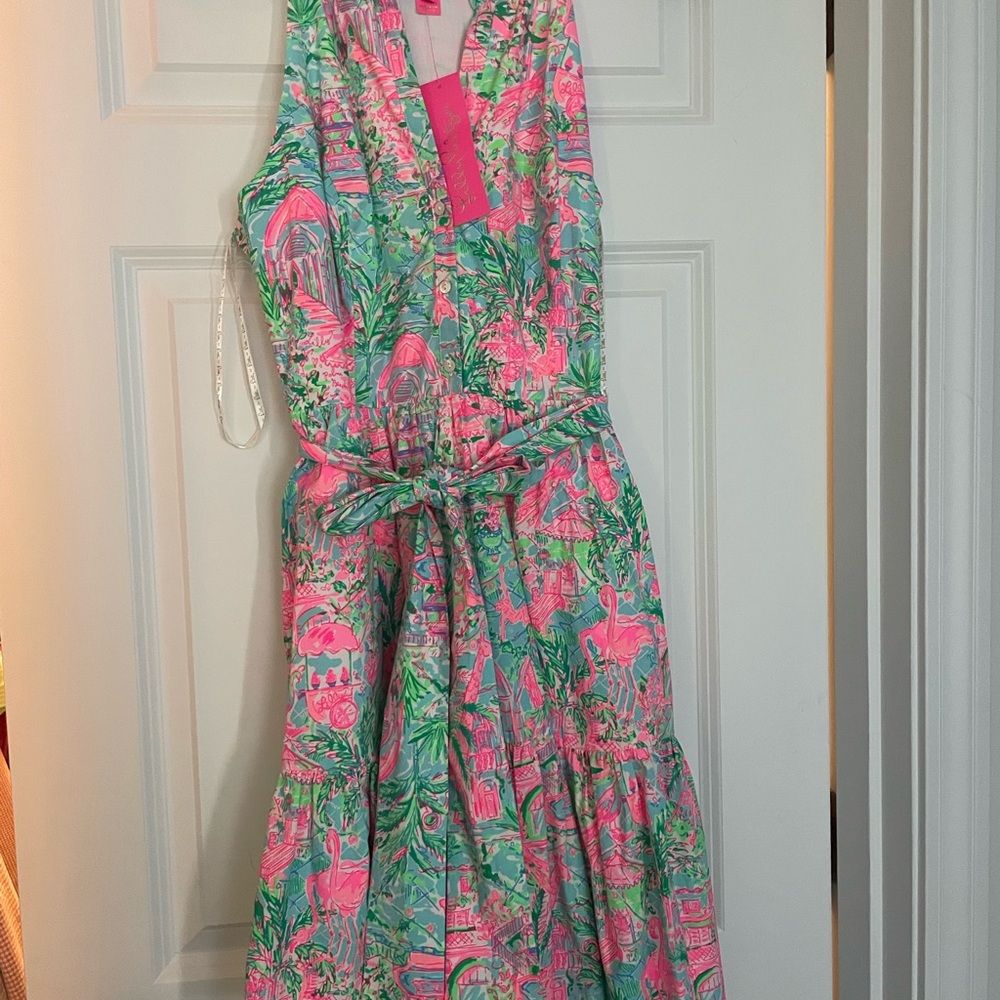 NWT Lilly Pulitzer Trisha stretch shirt dress
